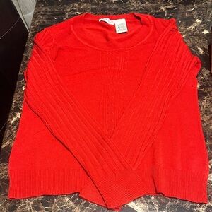 White Stag Bold Red Crew Neck Sweater